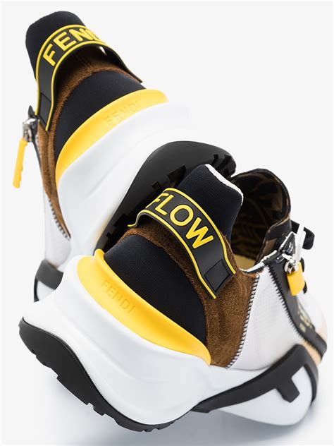 fendi sneakers flow|fendi flow low top sneakers.